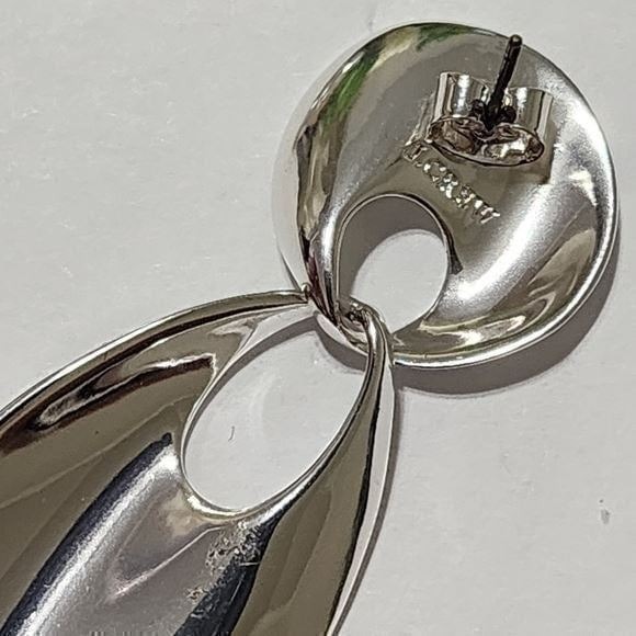 J. Crew silver tone post stud stop earrings‎ new!!! - Picture 3 of 3